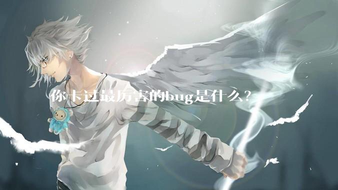 你卡过最厉害的bug是什么？