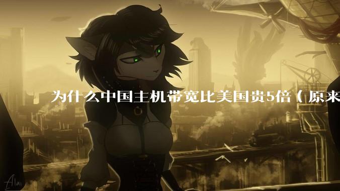 为什么中国主机带宽比美国贵5倍（原来错误的10000倍），比如阿里云？
